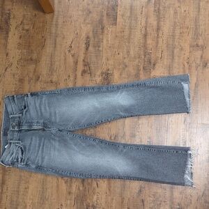 Mother size 27 faded black denim